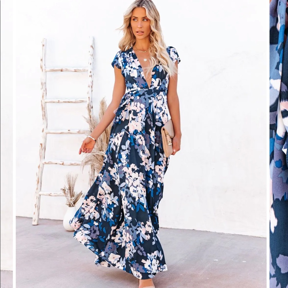 Vici Wrap Dress Medium - Picture 3 of 5